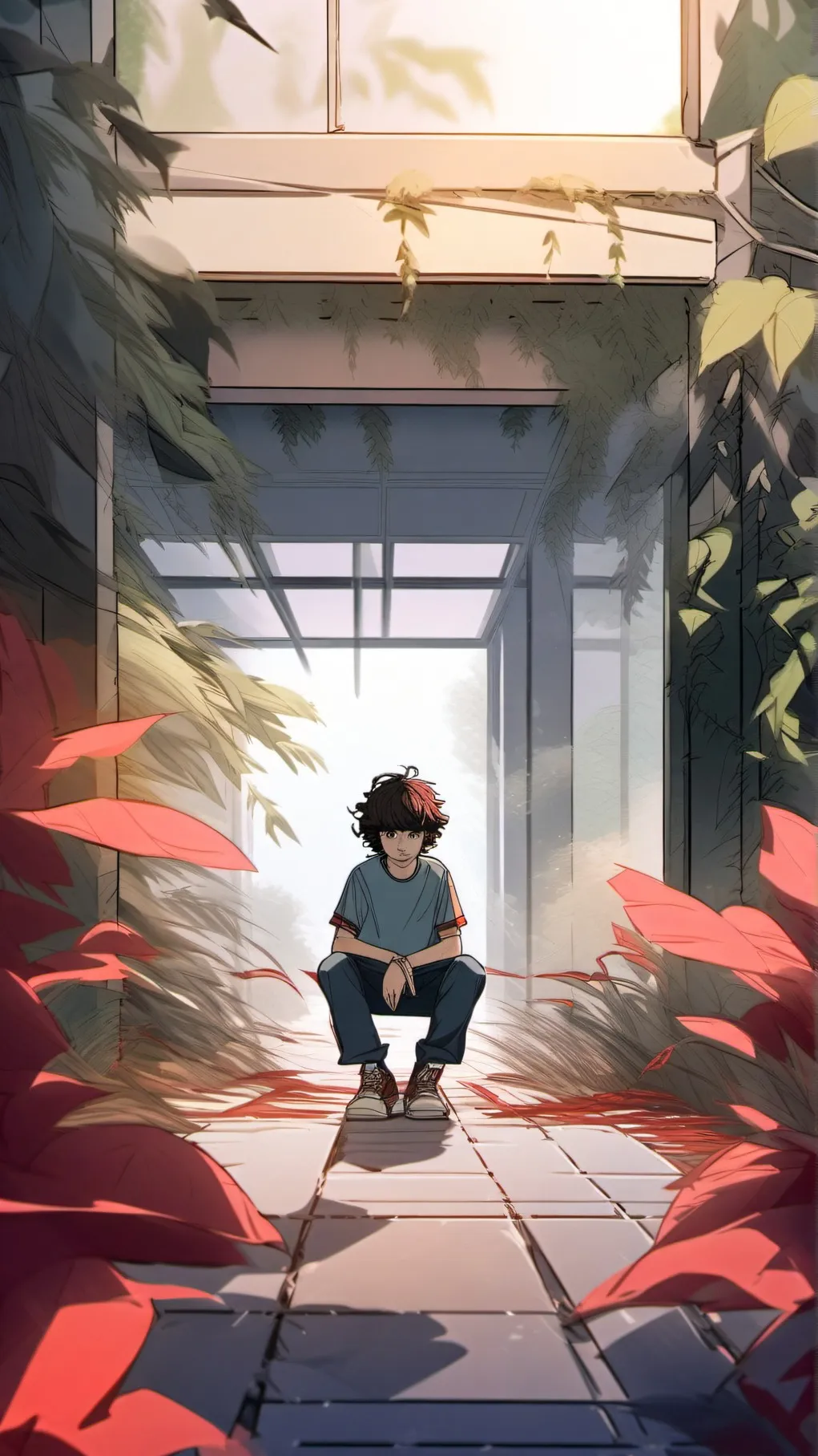 ai character: stranger things! background