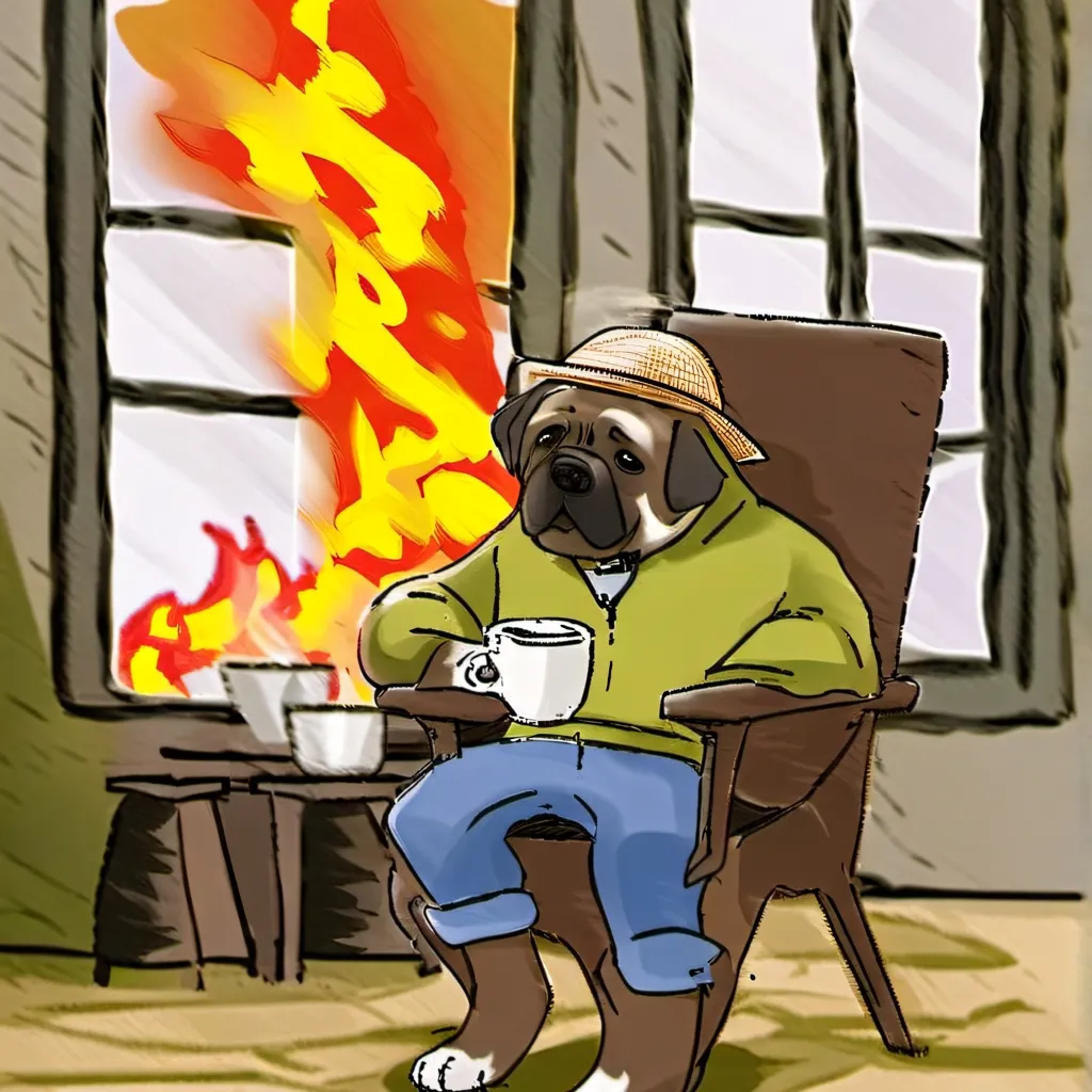 chat with ai character: This is fine