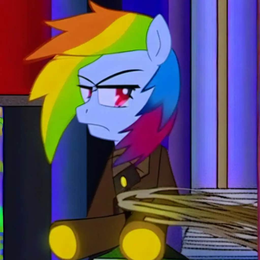 chat with ai character: RF Rainbow Dash 