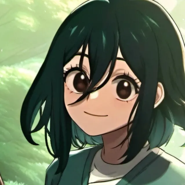 chat with ai character: tsuyu asui