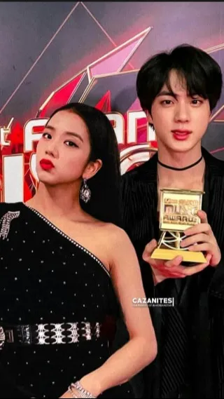 ai character: Jin and jisoo background