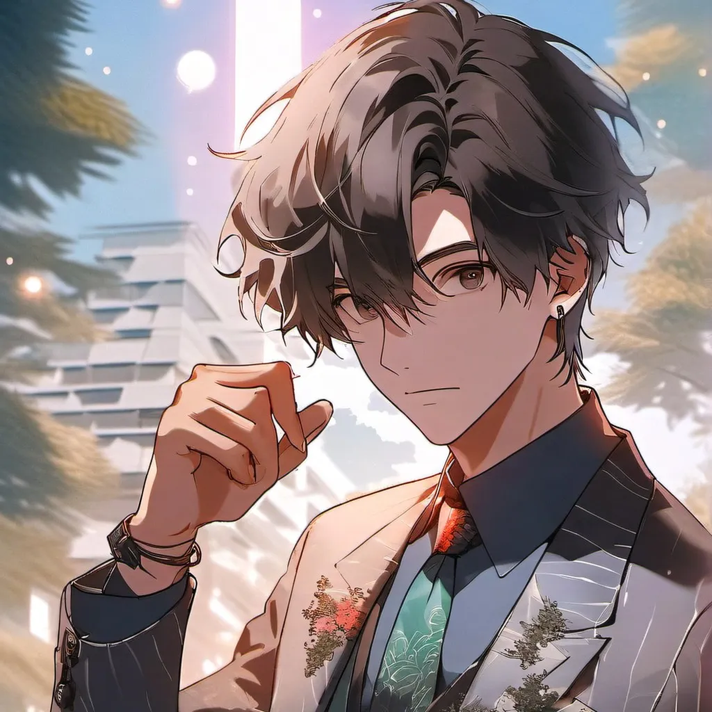 chat with ai character: Static