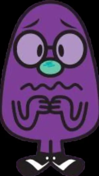 ai character: Mr nervous  background