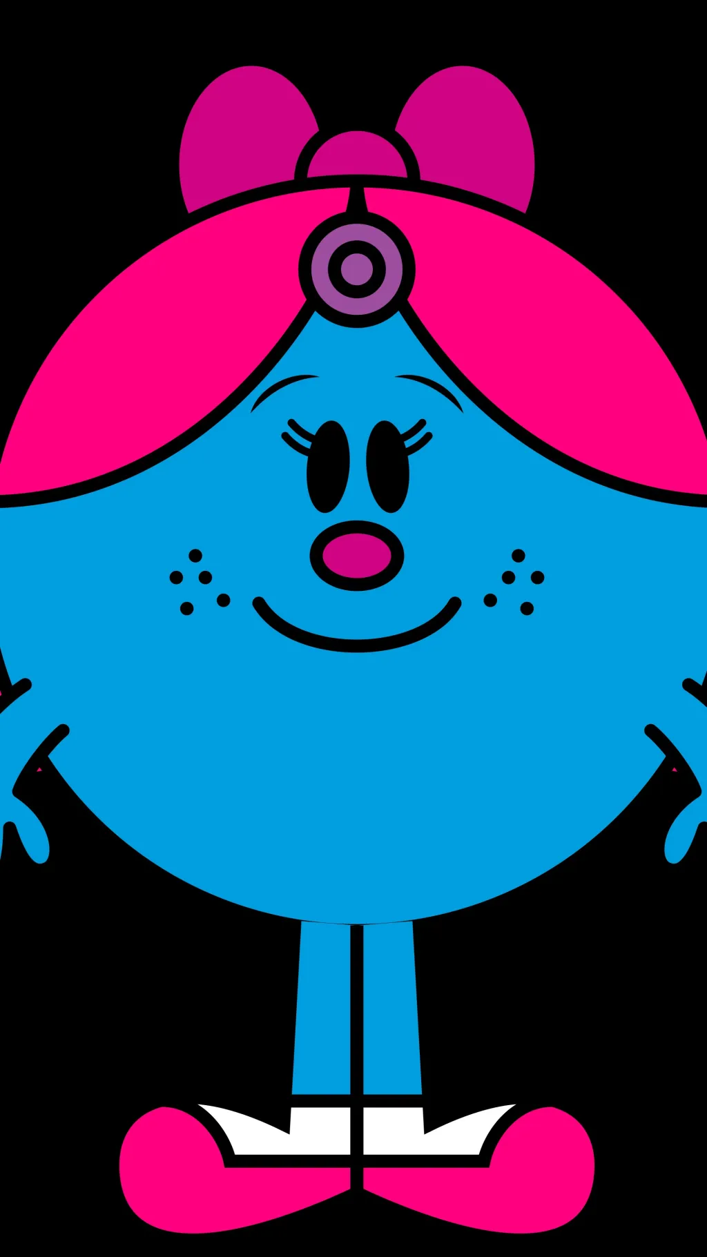 ai character: Miss dance star  background