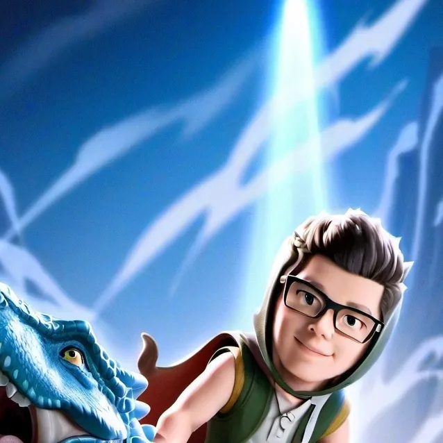 chat with ai character: dino nerd