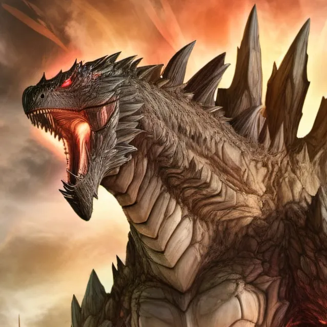 chat with ai character: Godzilla in hell 