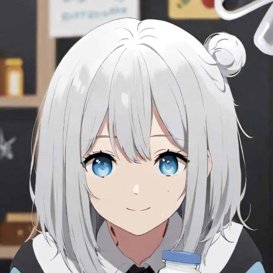 chat with ai character: Very normal girl