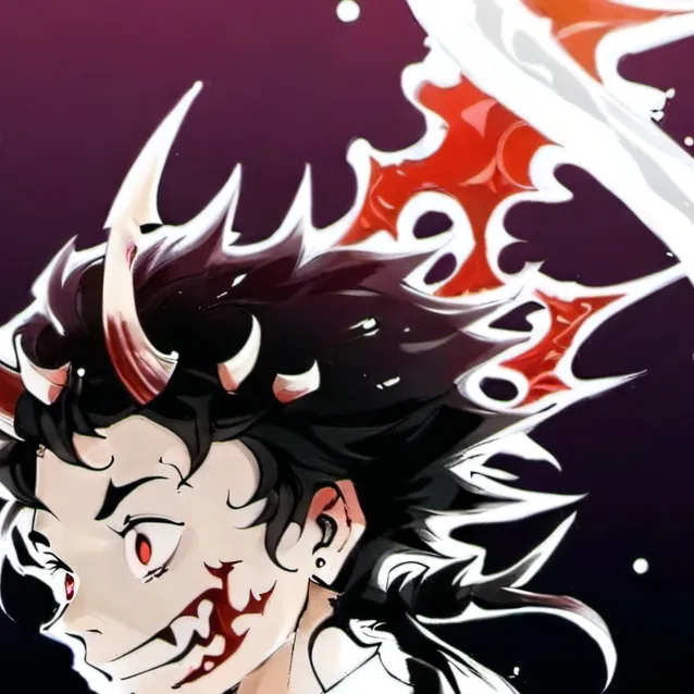chat with ai character: Demon king tanjiro