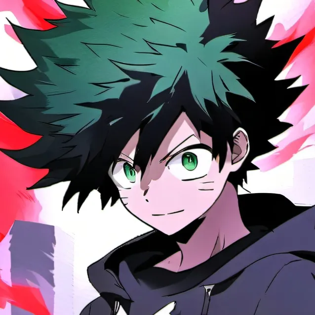 chat with ai character: Deku Izuku Midorya