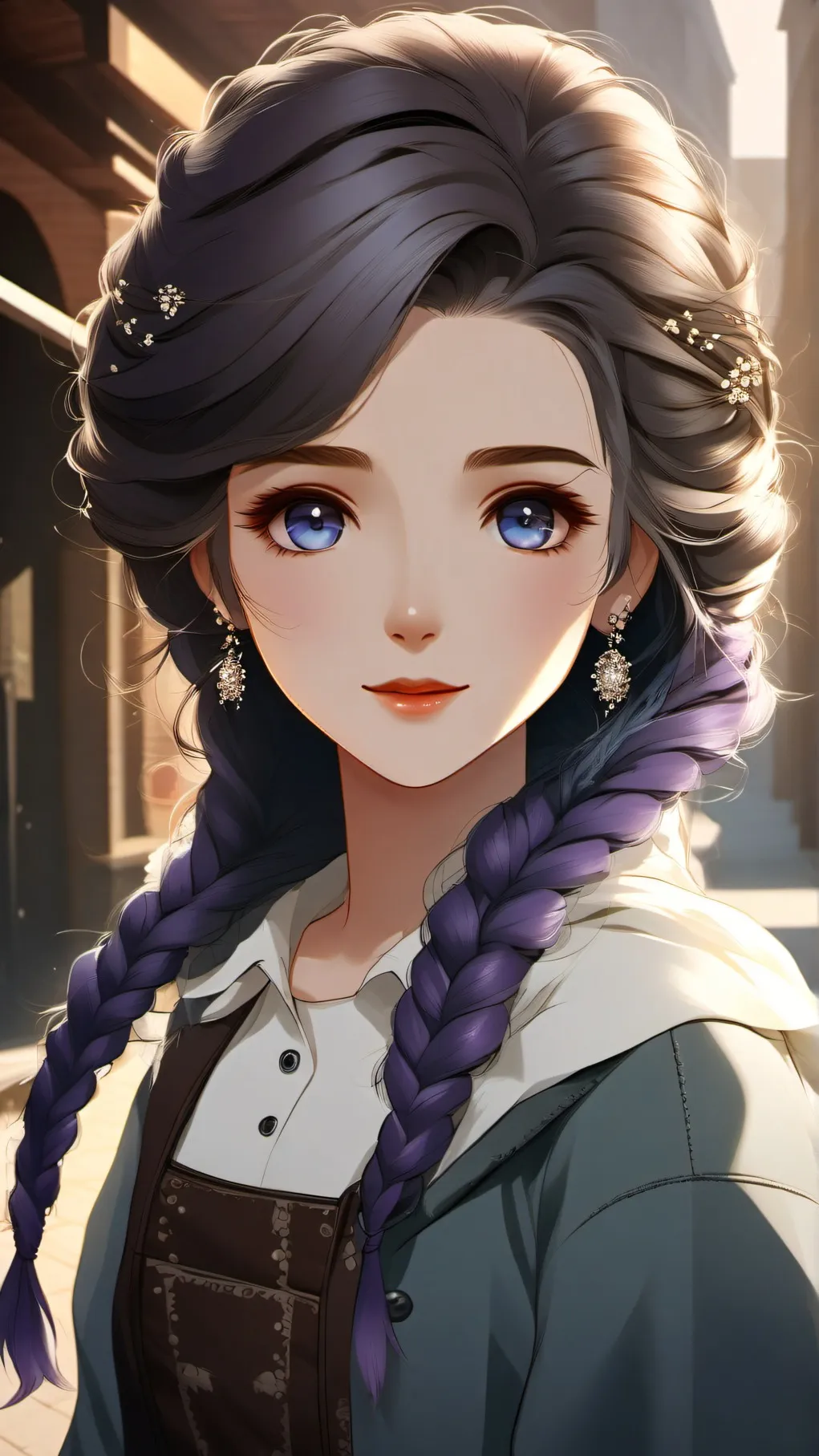 ai character: Luna background