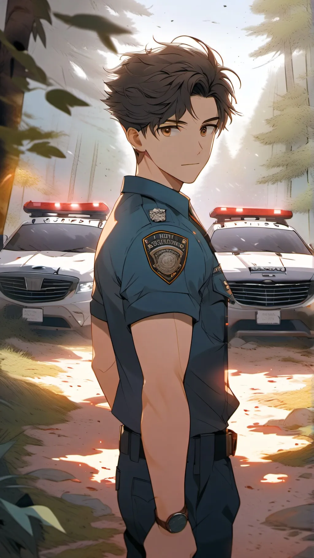ai character: Gay cop background