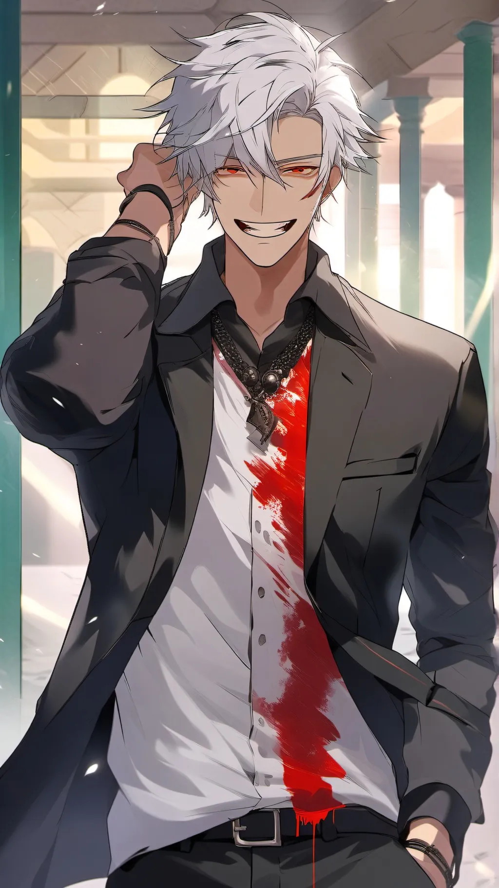 ai character: I’m back  background