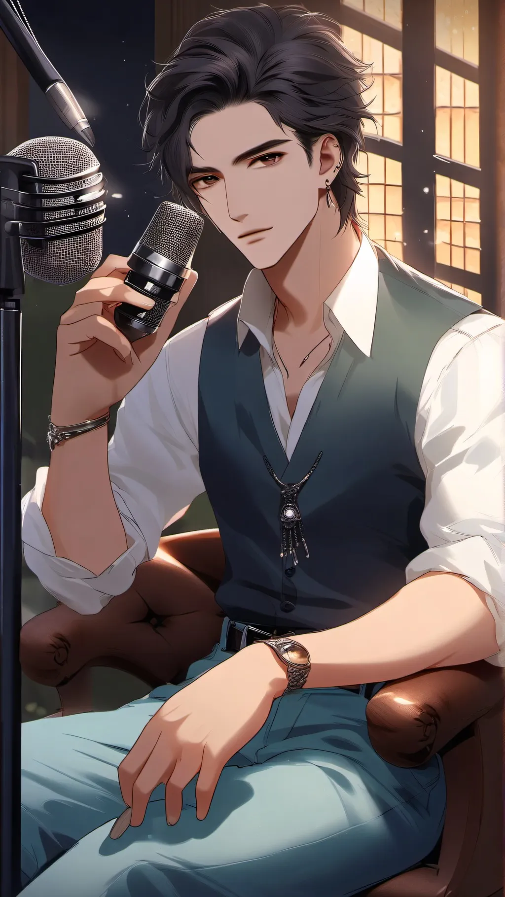 ai character: Singer background