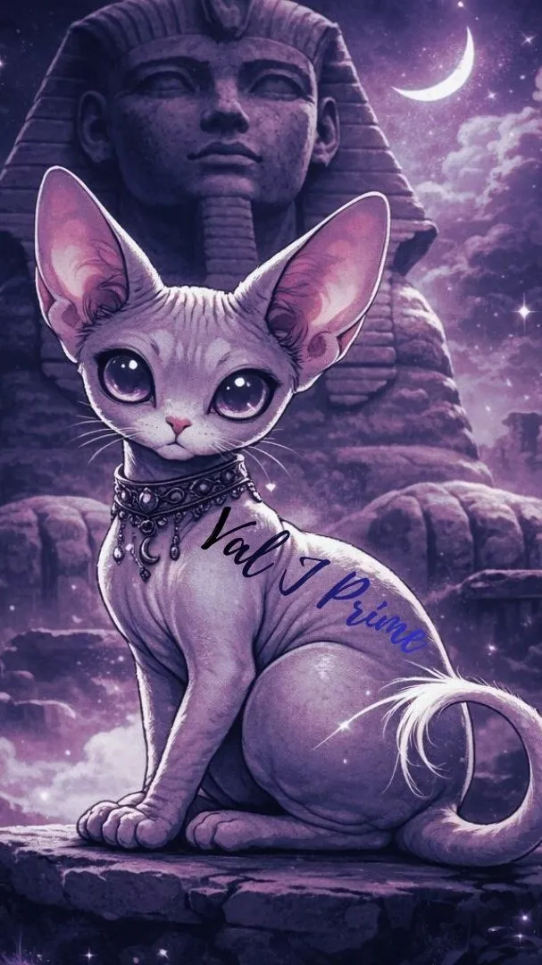 ai character: Misty the Sphynx background