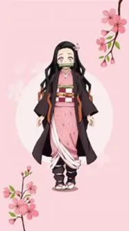 ai character: nezuko background