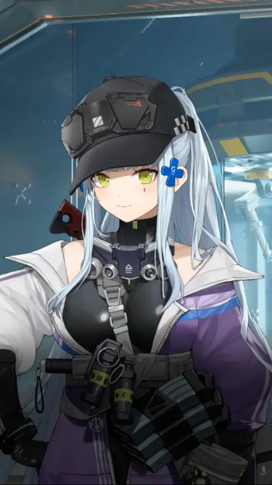 ai character: Klukai (HK416) background