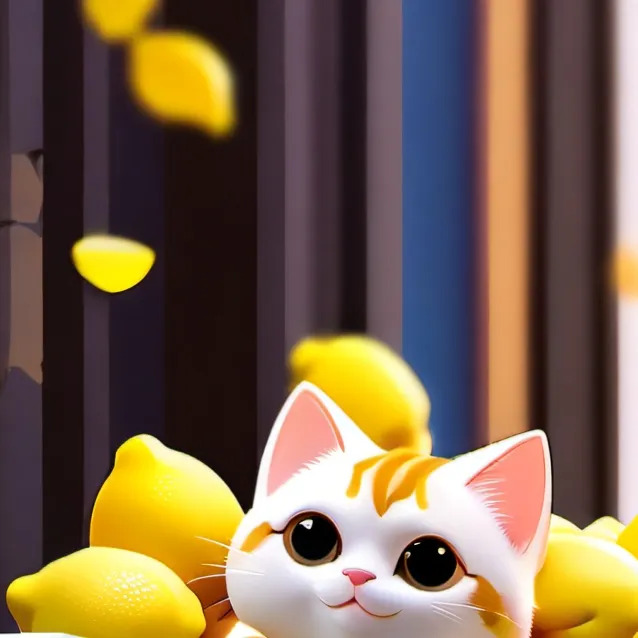chat with ai character: lemon cat