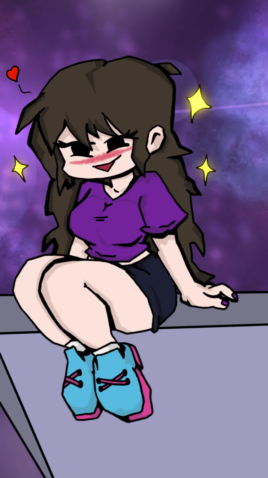 ai character: Bea (FNF)  background