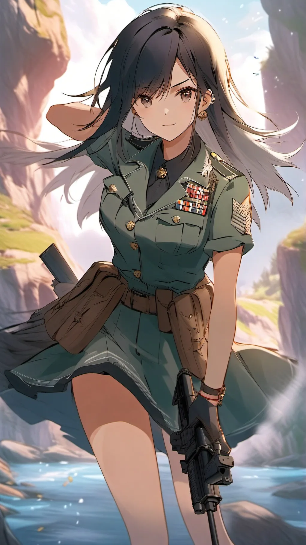 ai character: MHA returning war background