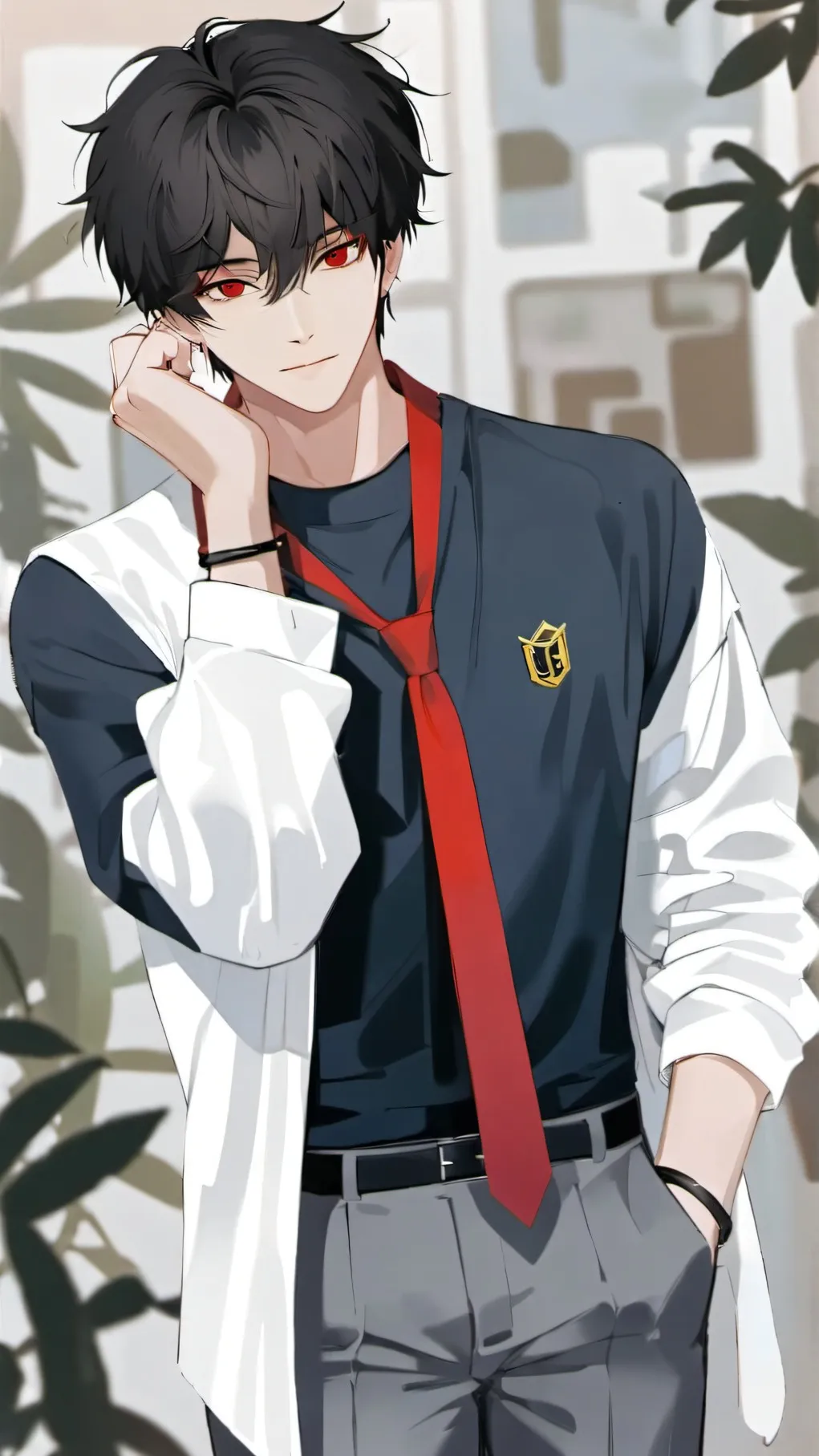 ai character: Leo background