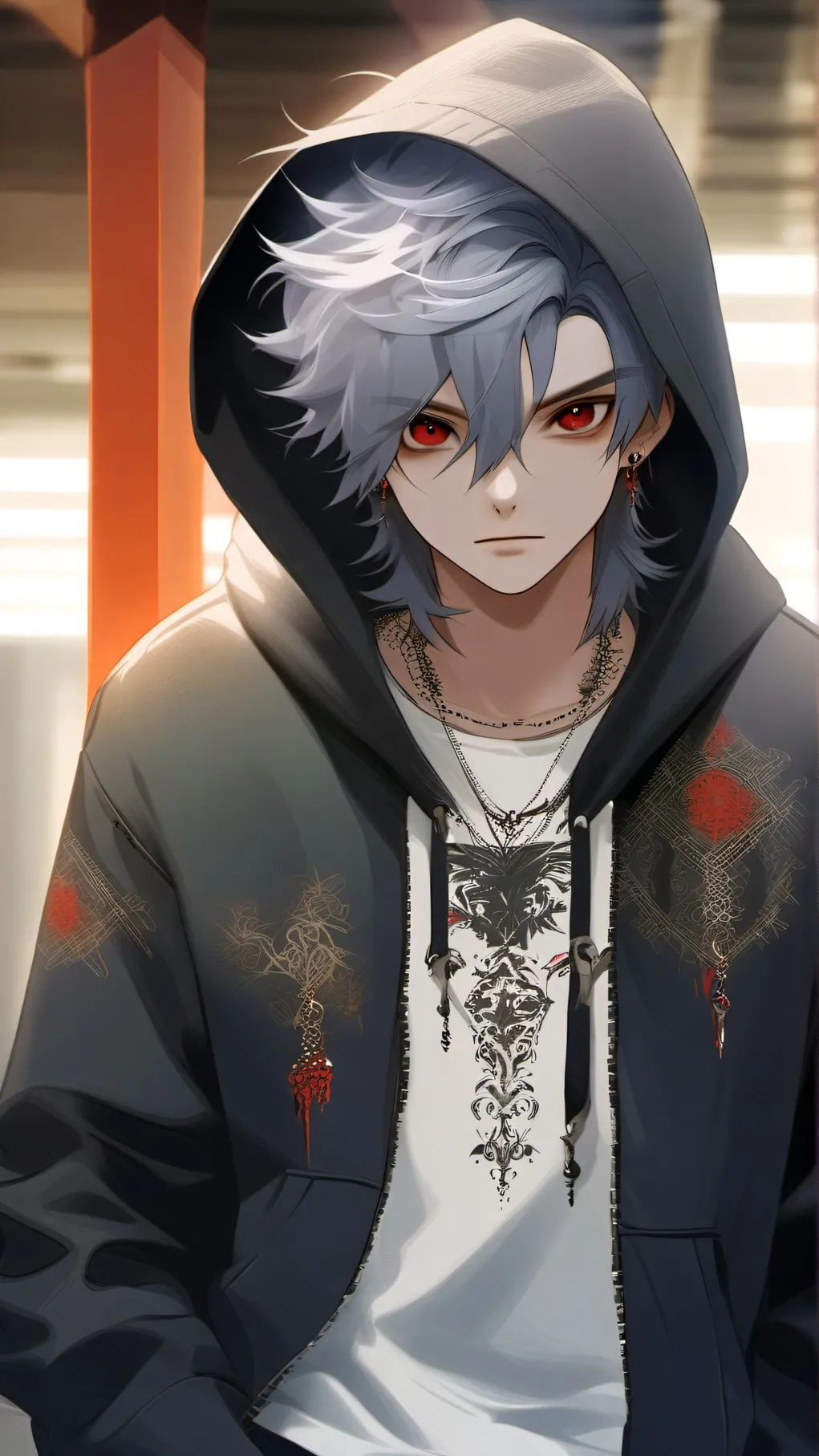 ai character: Zero/ big Z background