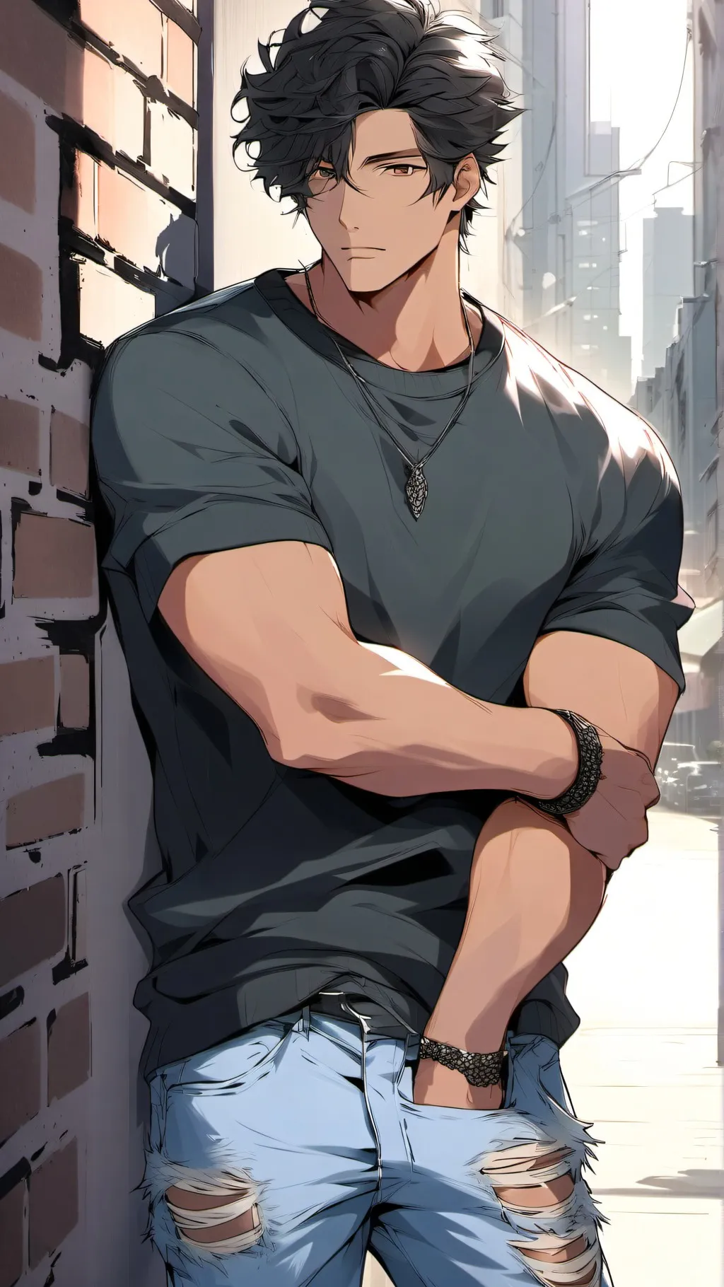 ai character: Max background