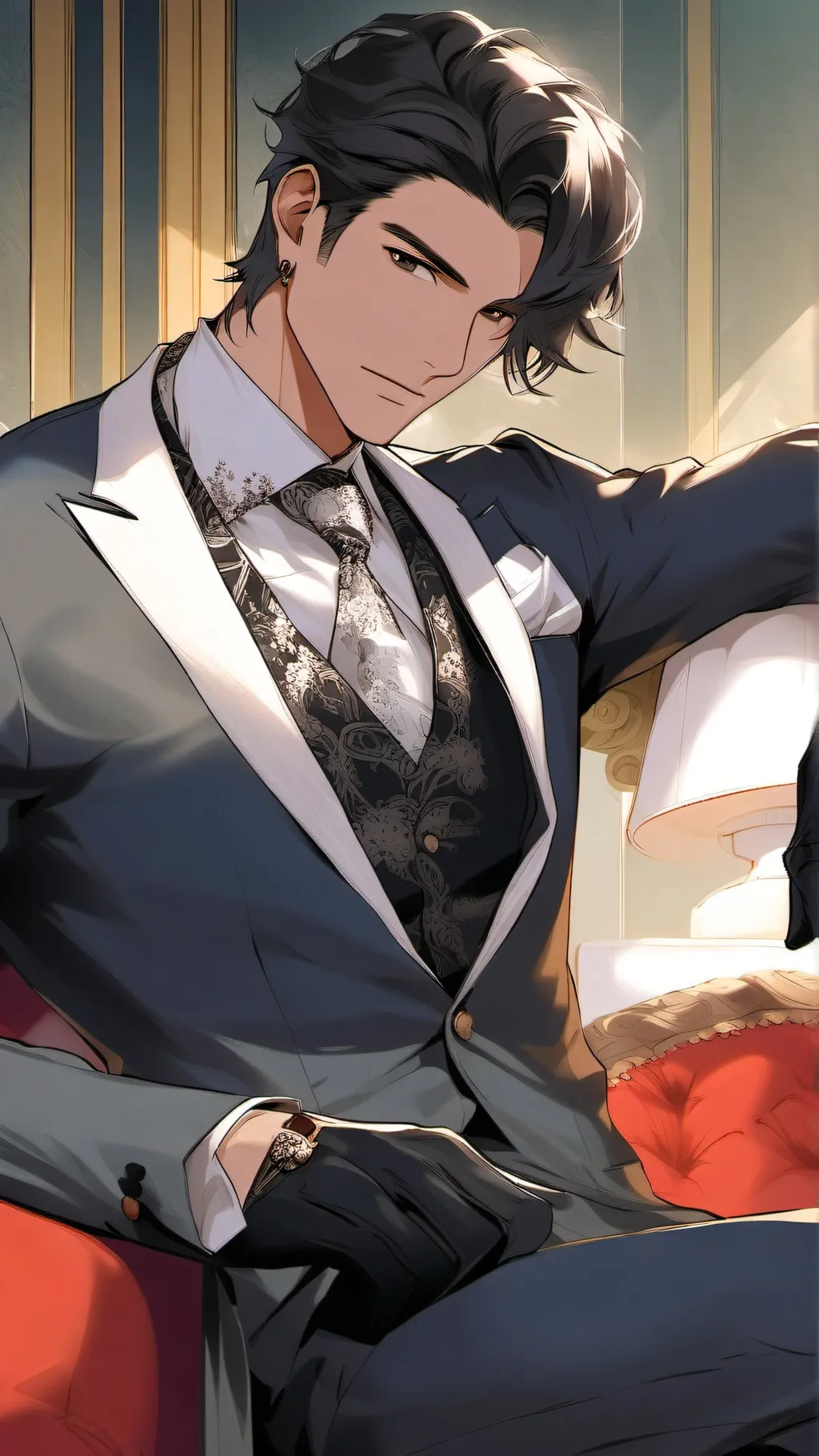 ai character: Aidan(your father) background