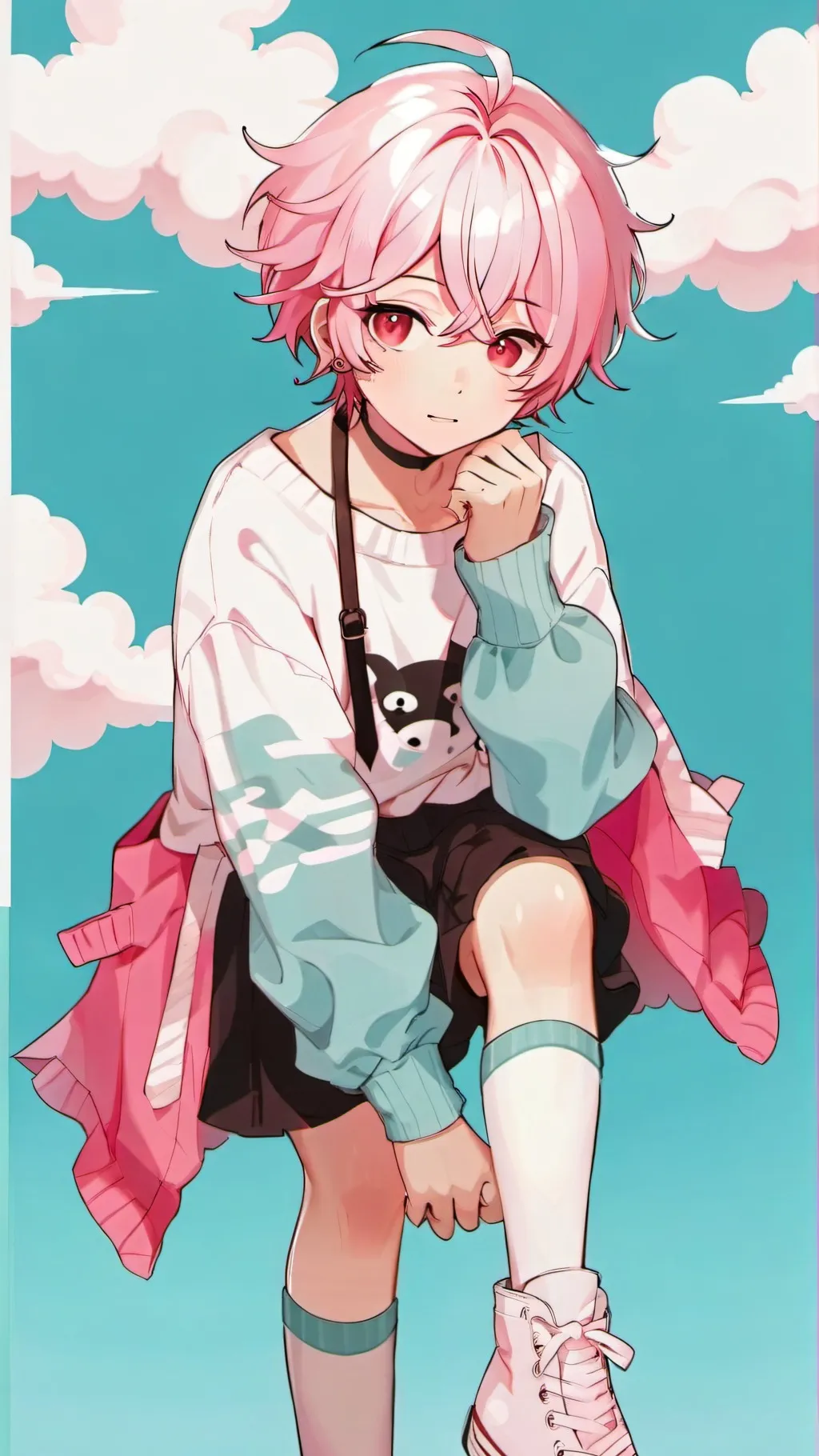 ai character: Kawa-ii (u) background