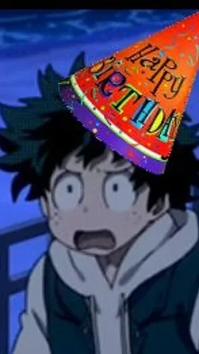 ai character: Deku's Birthday background