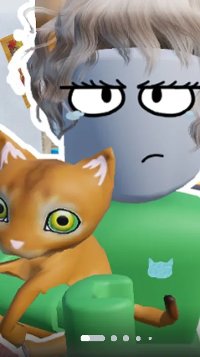 ai character: BAD CAT >:C >:) background