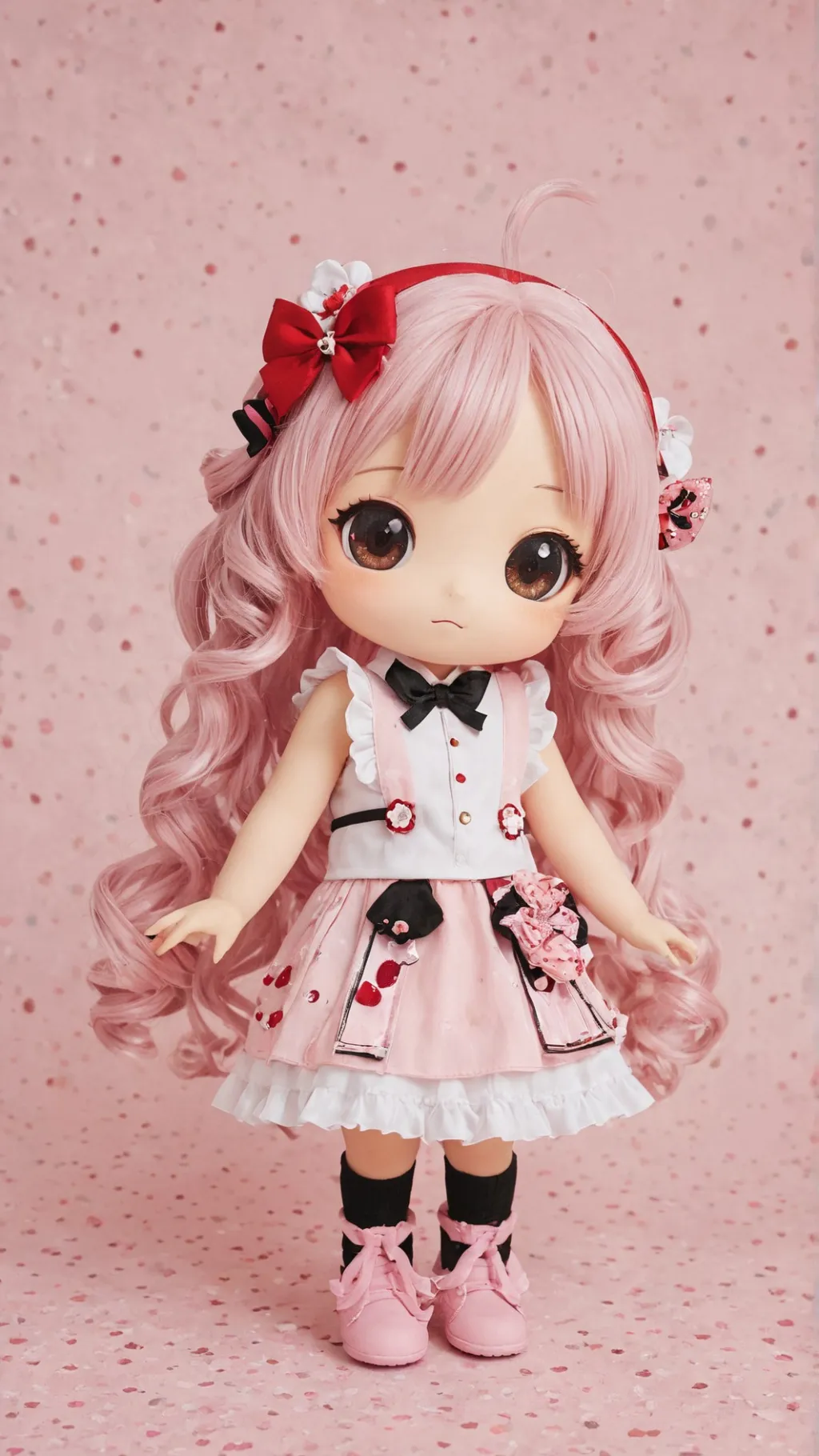 ai character: smilling critters background