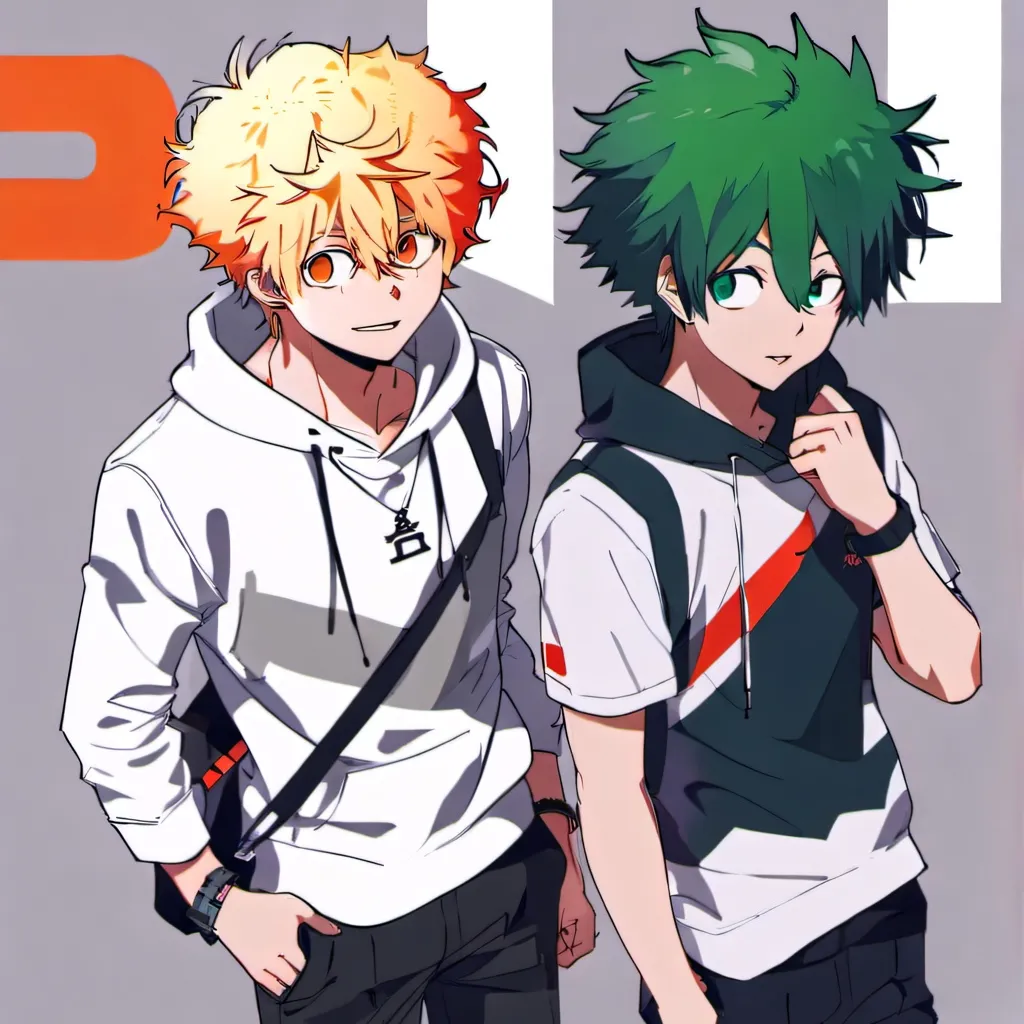 chat with ai character: Deku and Bakugo