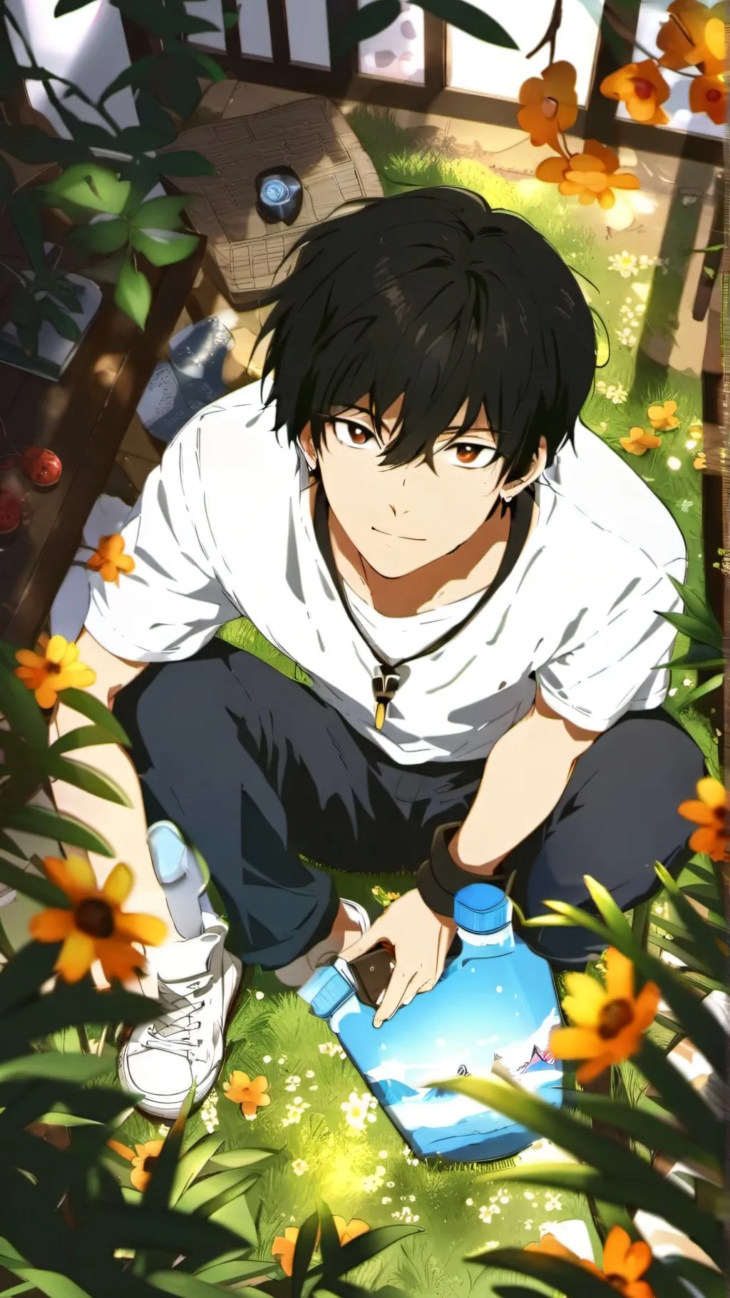 ai character: Hunter background