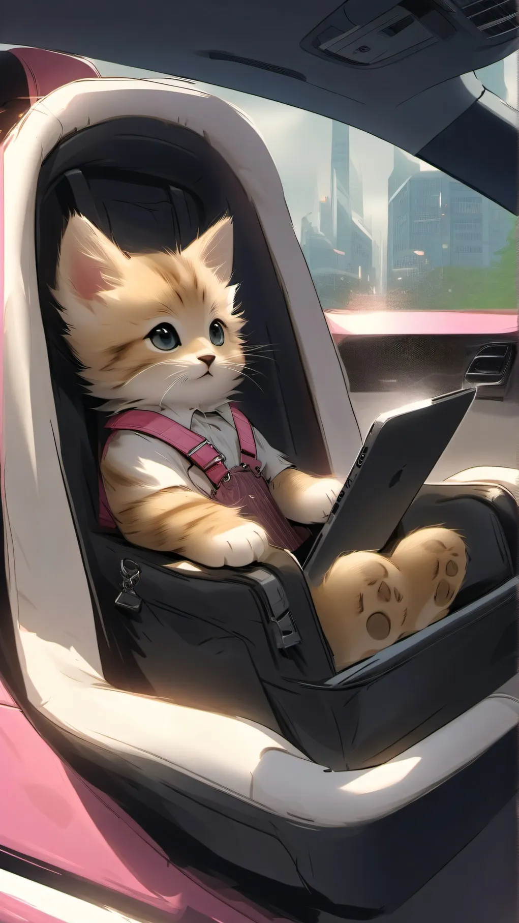 ai character: biscuit background