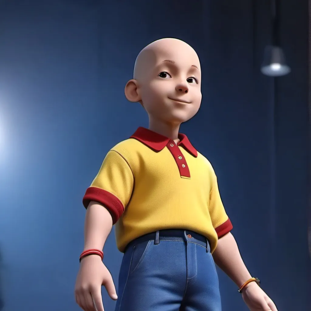 chat with ai character: Caillou from 