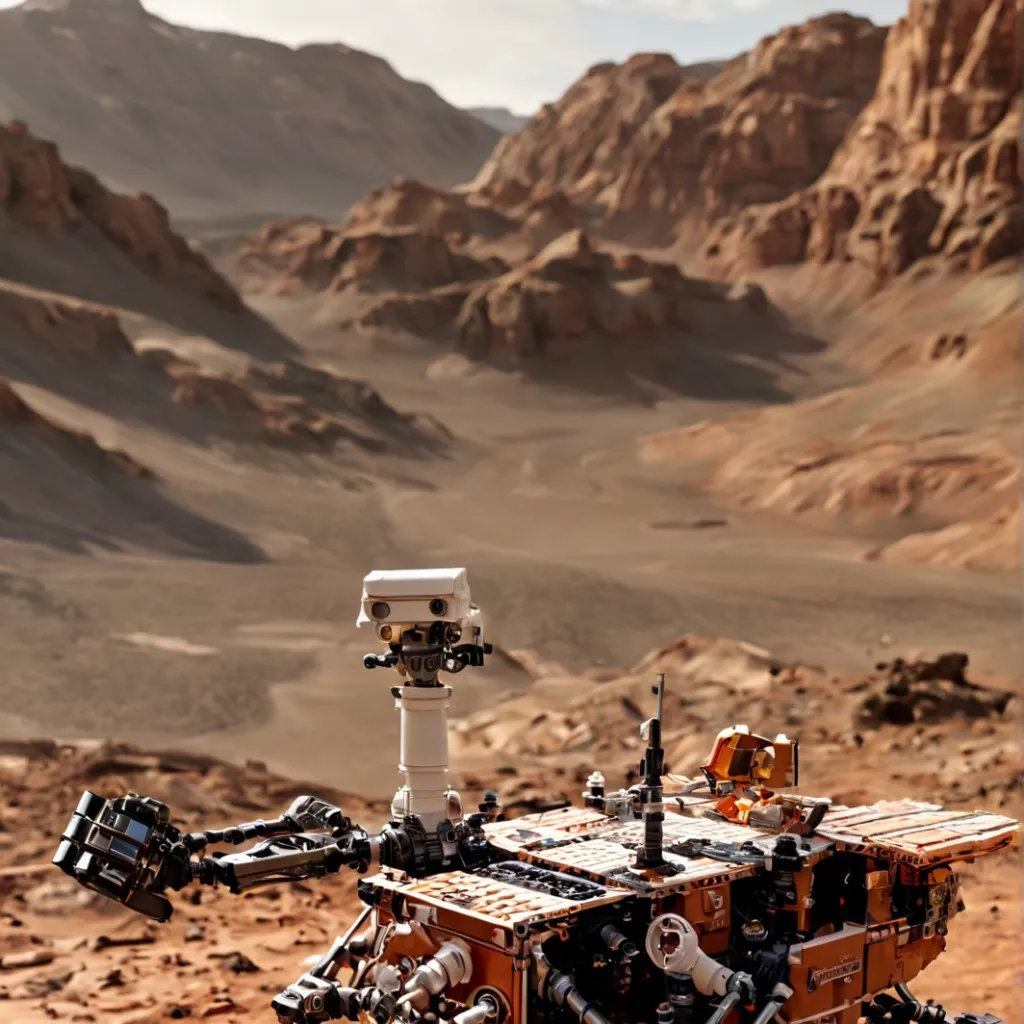 chat with ai character: A rovers story…