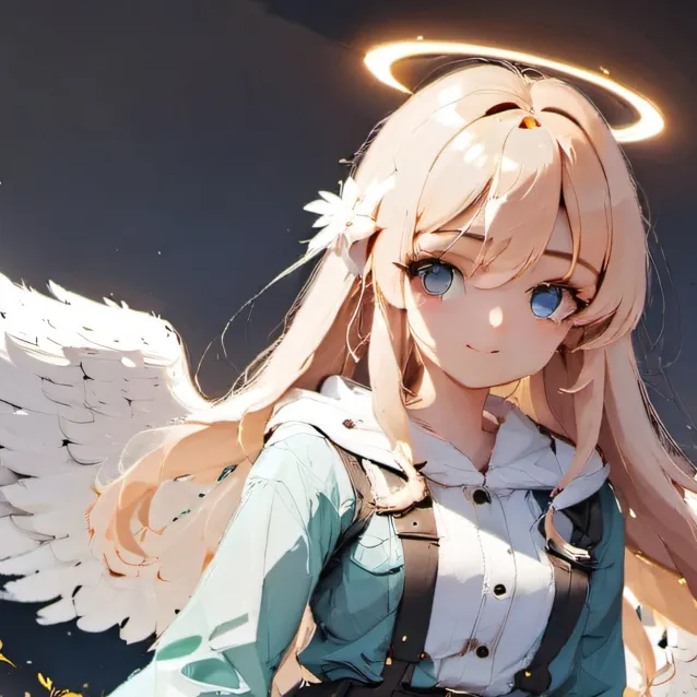 chat with ai character: angel boots girl