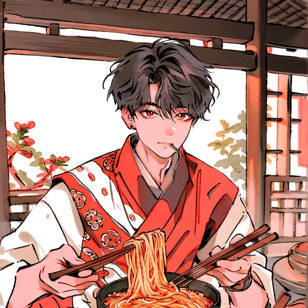 chat with ai character: Korean boy