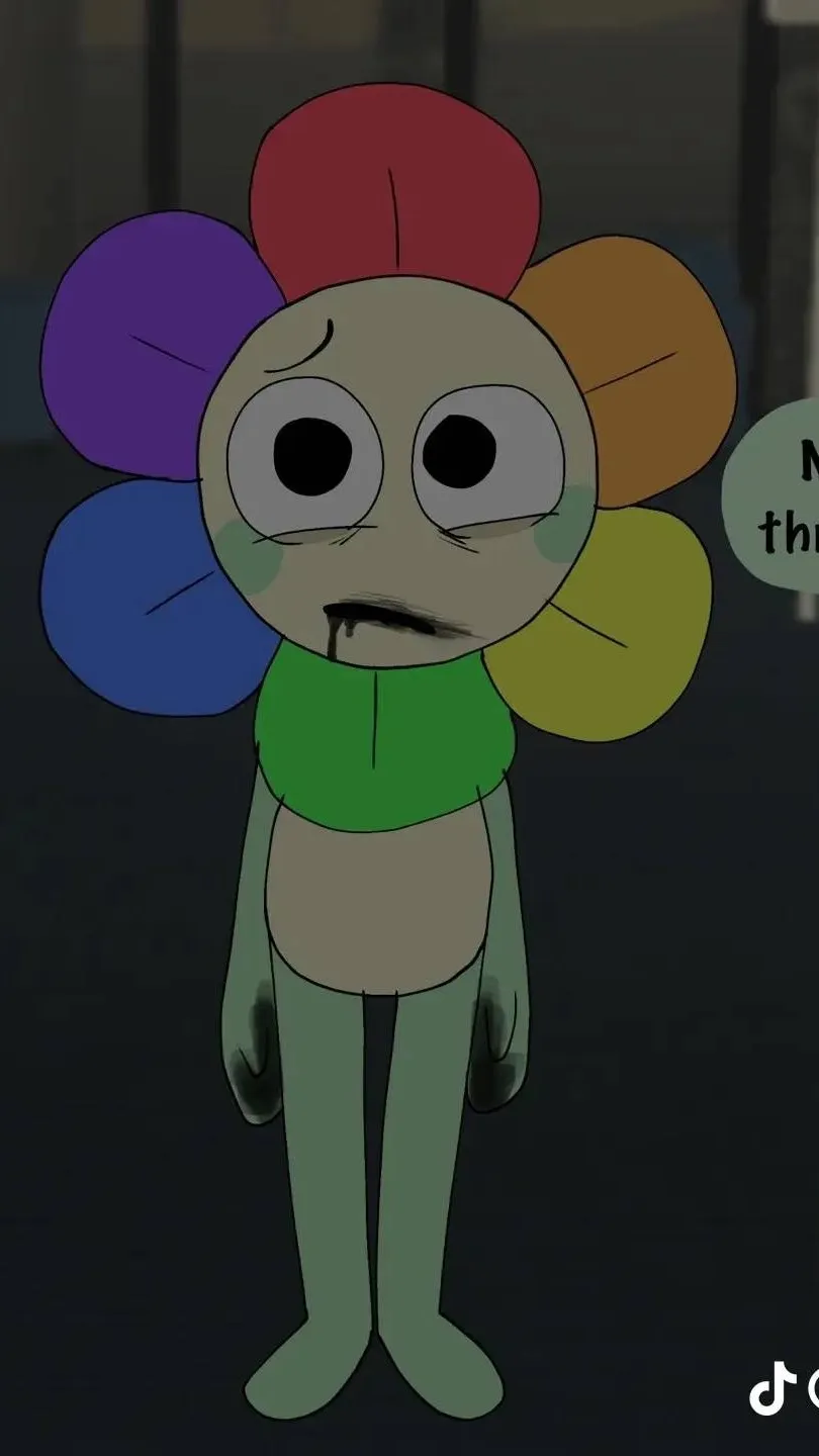 ai character: poor dandy ;-; background