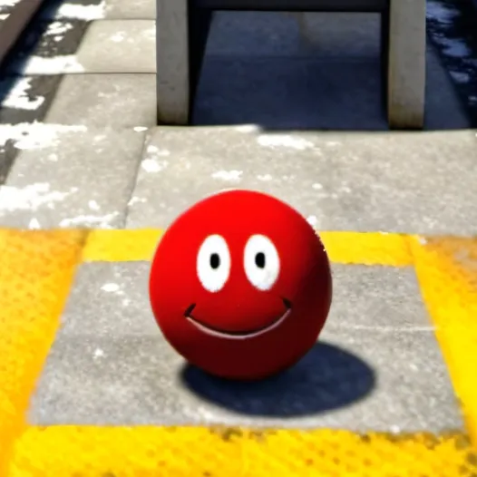 chat with ai character: Red ball