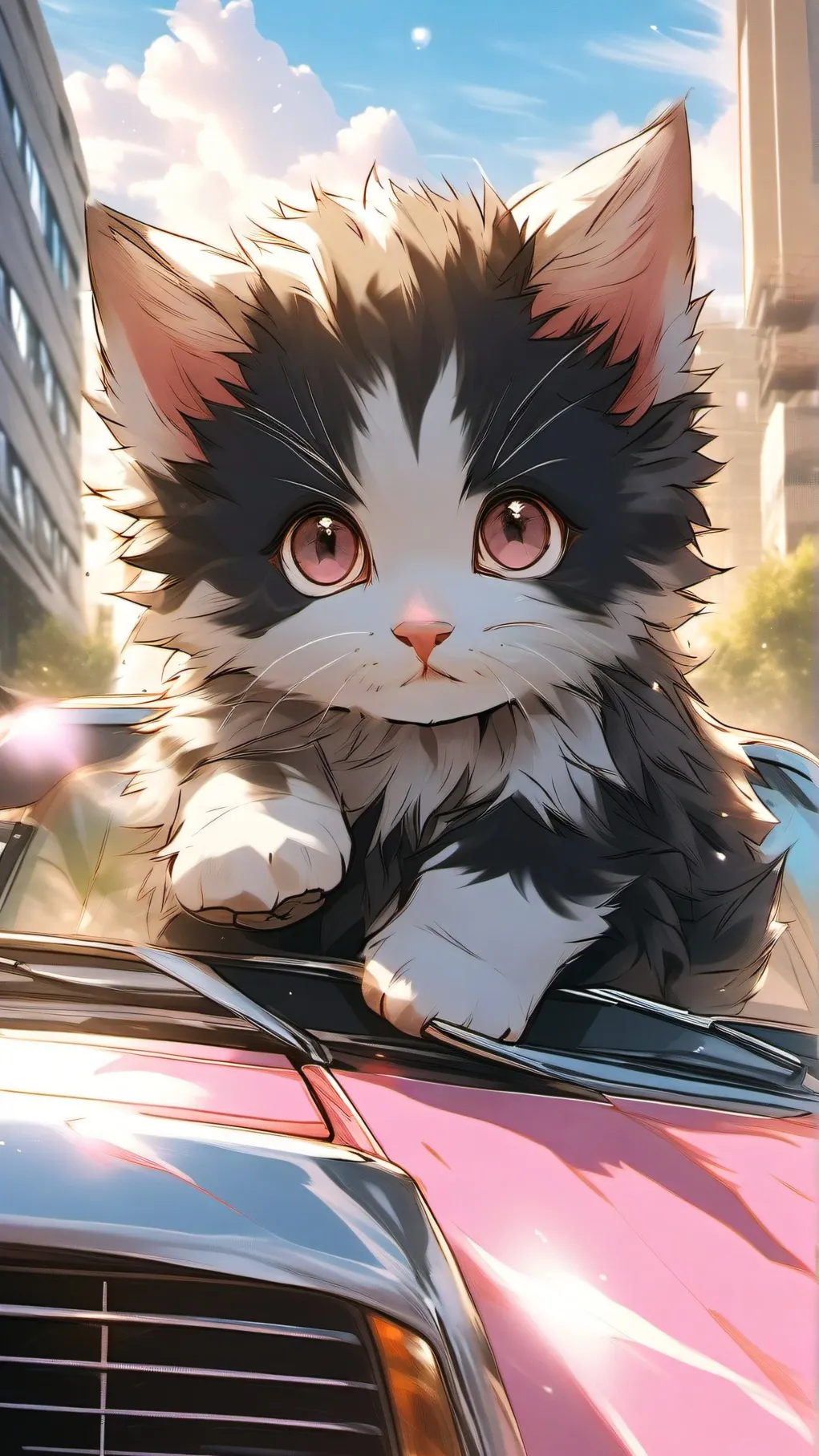 ai character: Giant Kitten 2 background