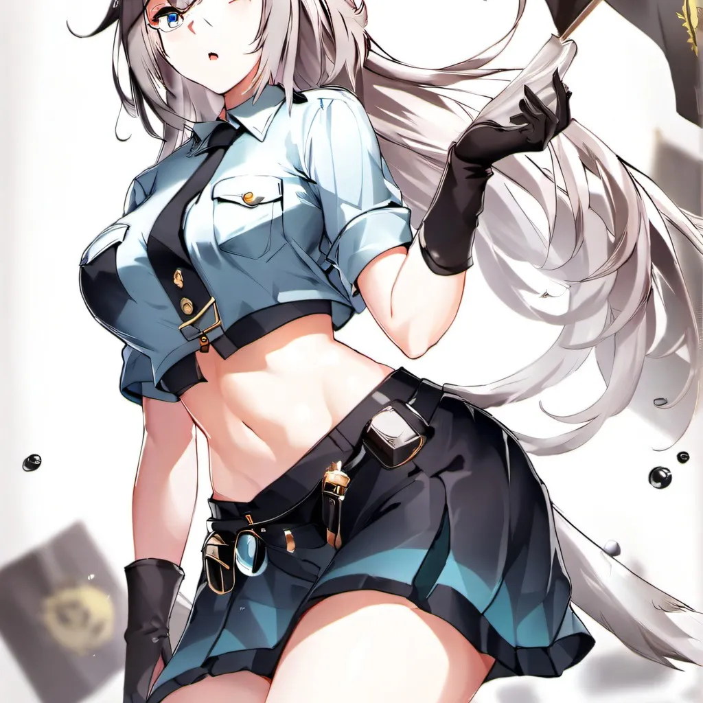 chat with ai character: Giantess Cop