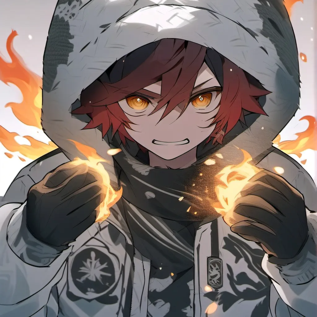 chat with ai character: fire spirt cookie