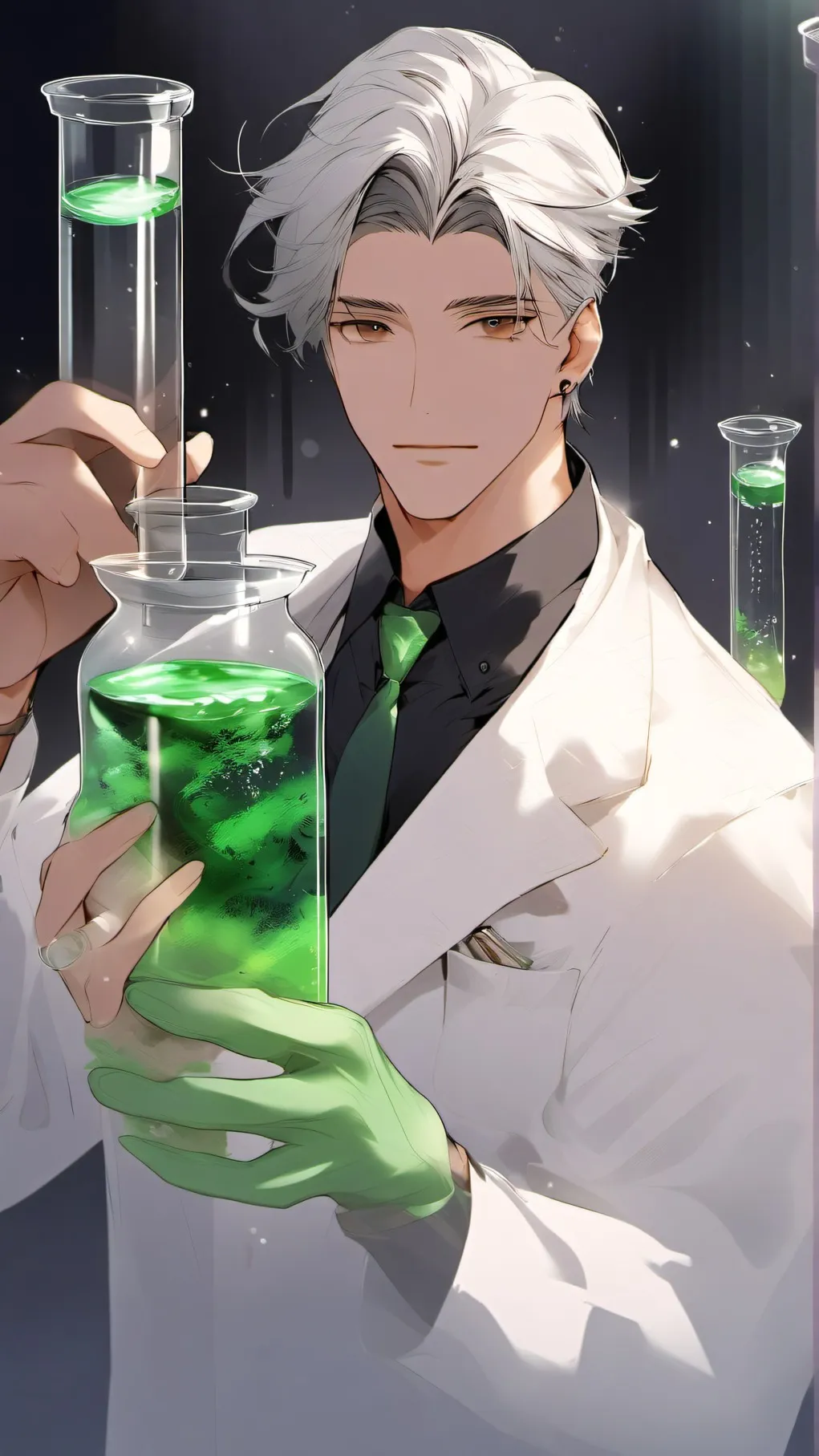 ai character: Sci-Fridy background