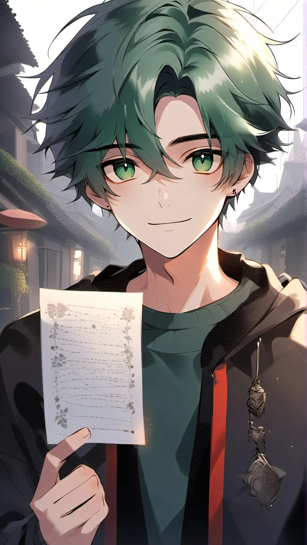 ai character: Deku/ / midorya background