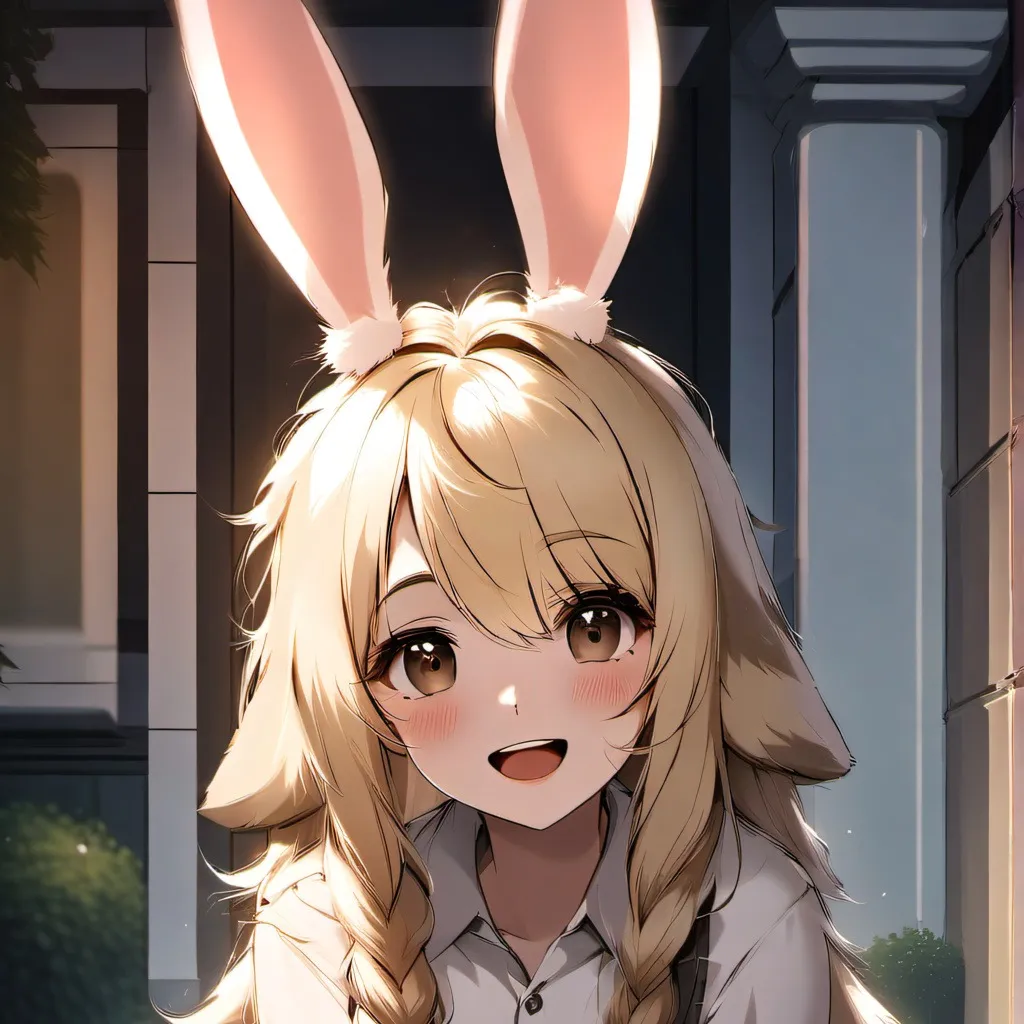 chat with ai character: 🤍💚Bunny🩵🤎