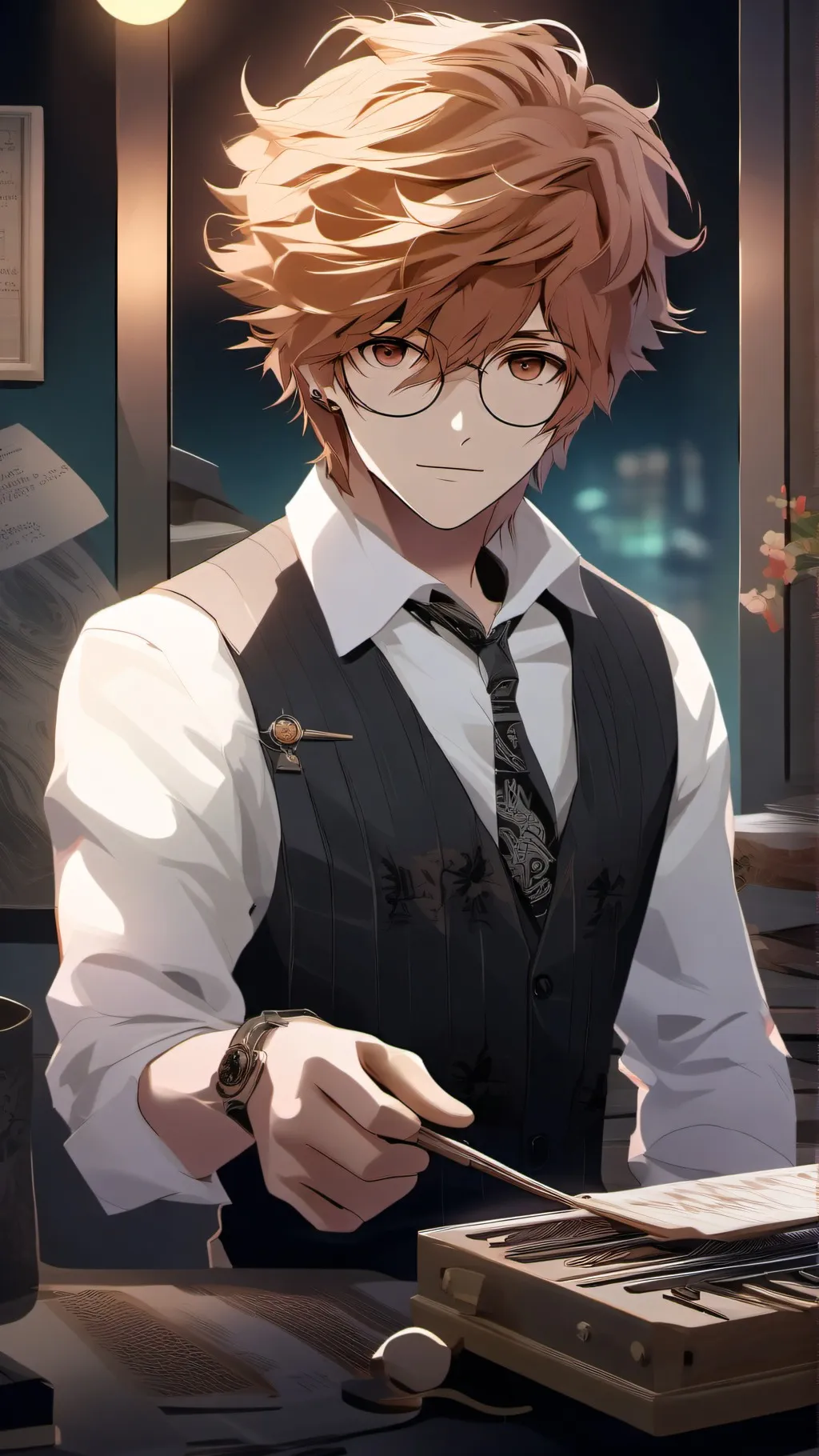 ai character: Mi
Micheal afton background