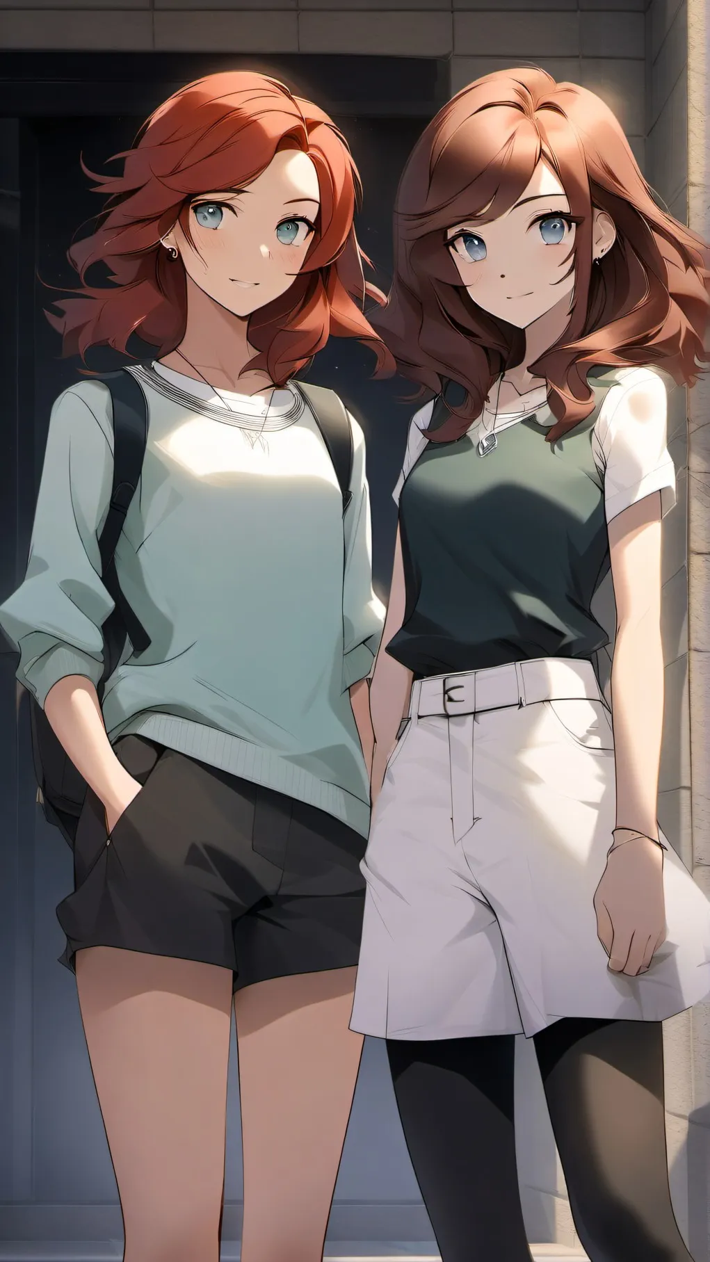 ai character: Maddi & Abbi background