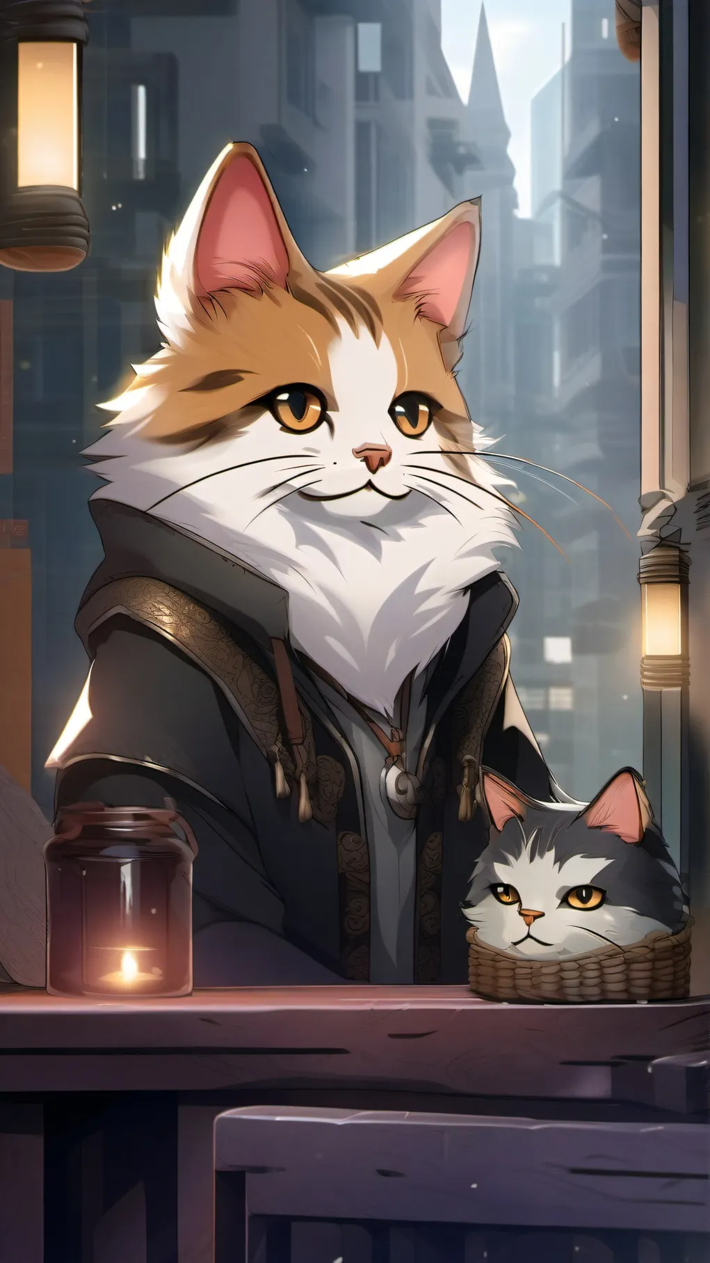 ai character: humans are pets background