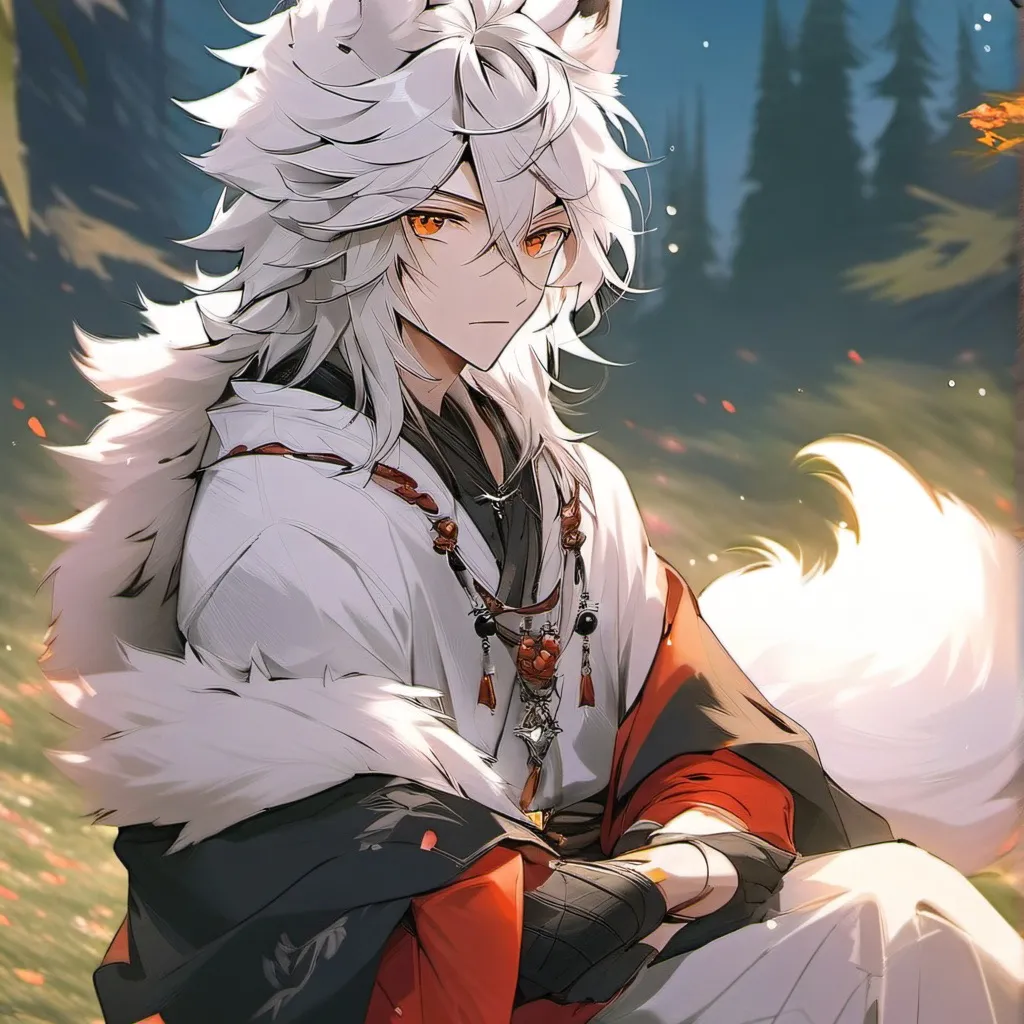 chat with ai character: (Alex) wolf prince